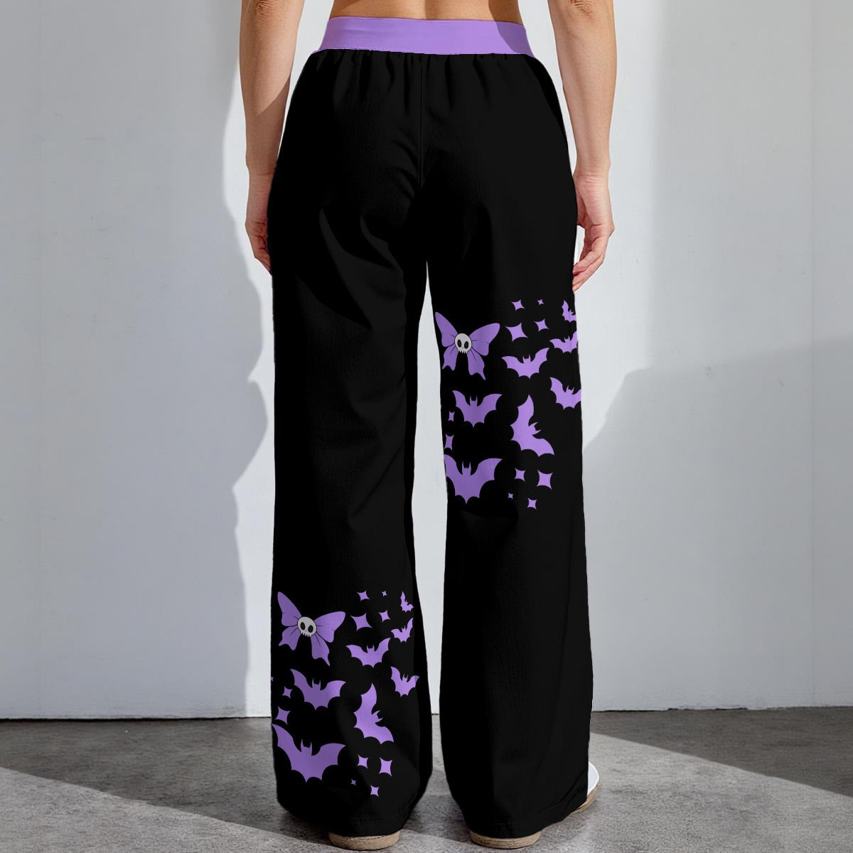 Midnight Bat Bow Pastel Lounge Pants