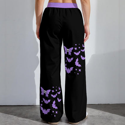 Midnight Bat Bow Pastel Lounge Pants