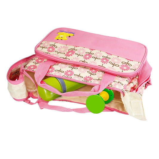 Littles Outing Essentials – 5PC Water-Resistant Diaper Bag Set for Mommies, Daddies & Caregivers - Puppy's Aesthetics