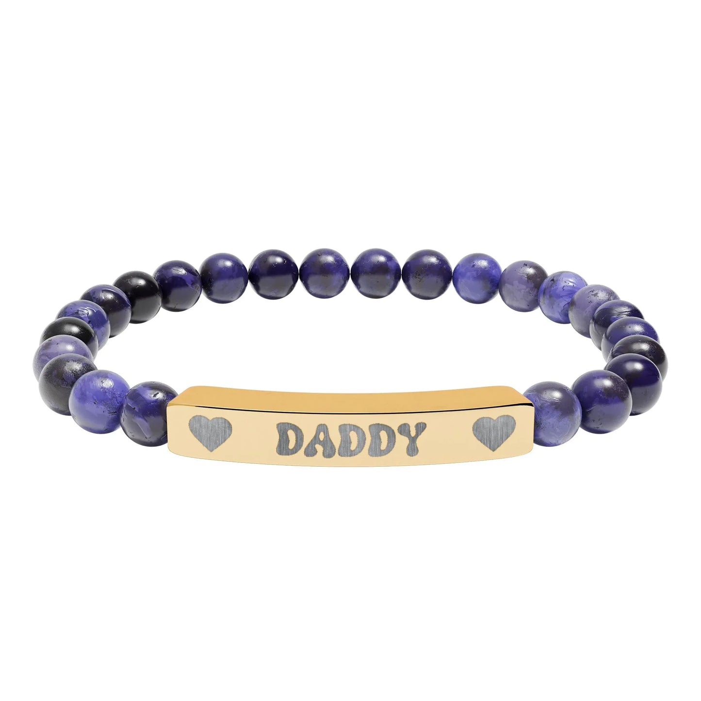 Daddy Natural Stone Bracelet (Colors) - Puppy's Aesthetics