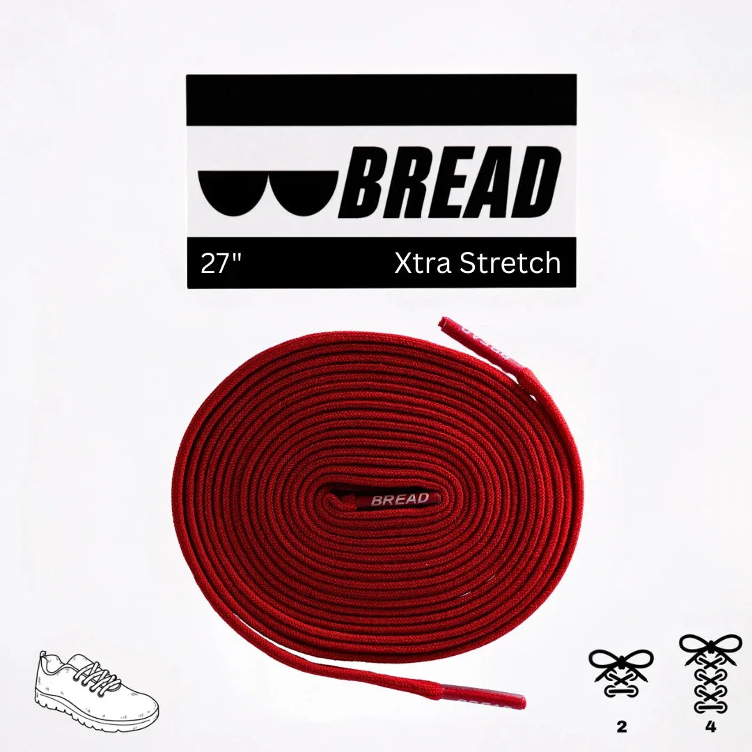 Cherry Bold Red Elastic Shoelaces - Puppy's Aesthetics