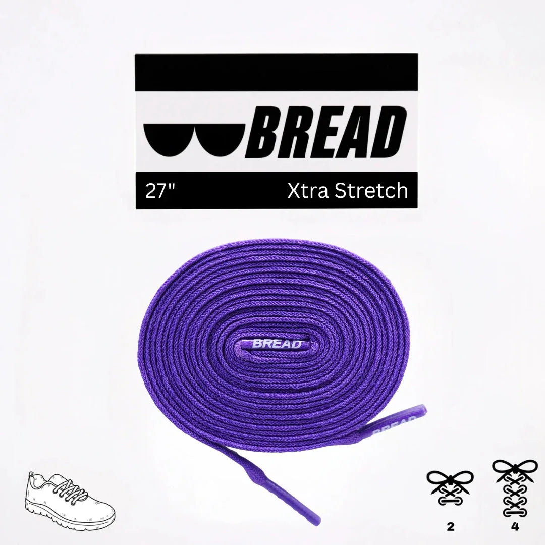 Deep Cosmic Purple Elastic Shoelaces - Puppy's Aesthetics