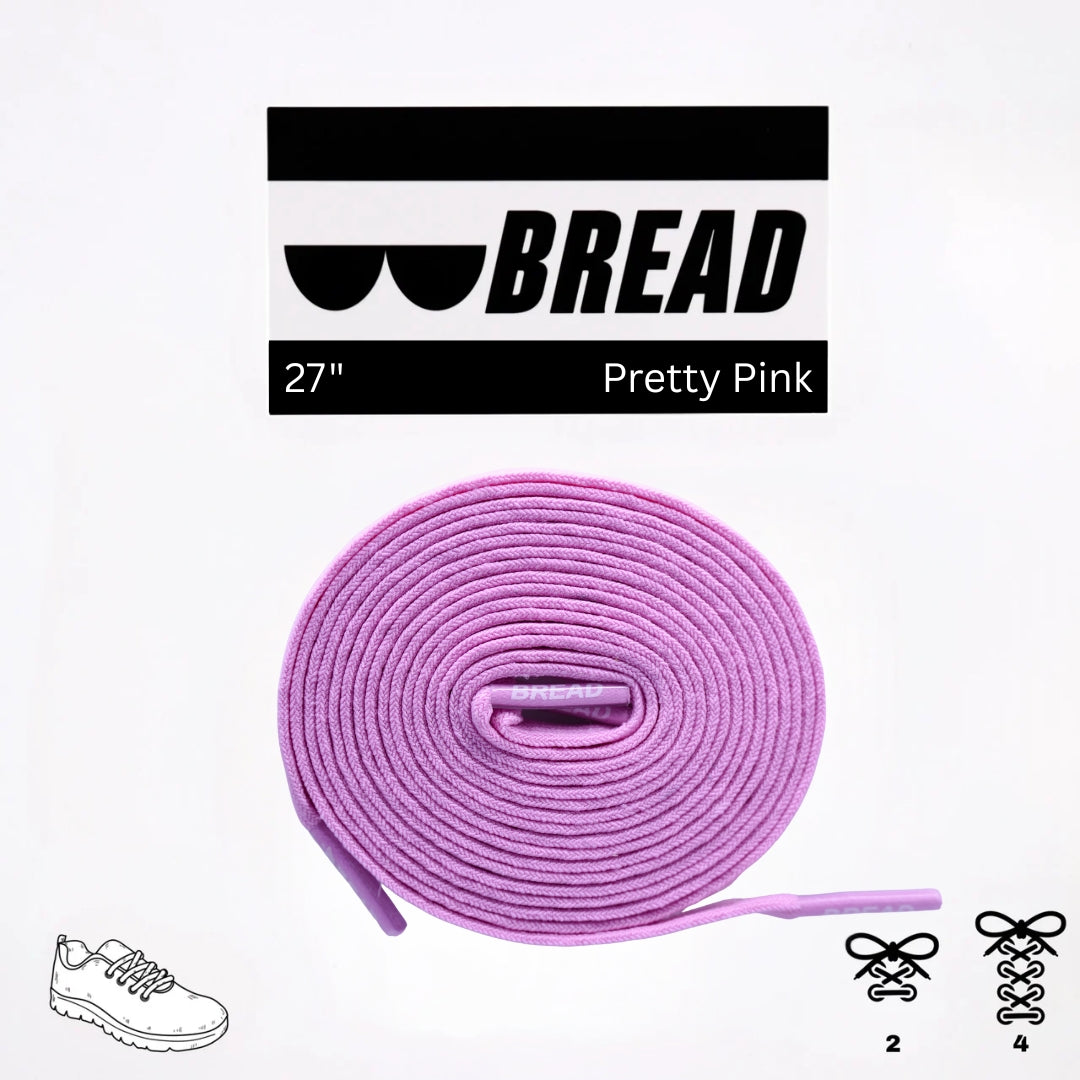 Sweet Pretty Pink Elastic Shoelaces - Puppy's Aesthetics