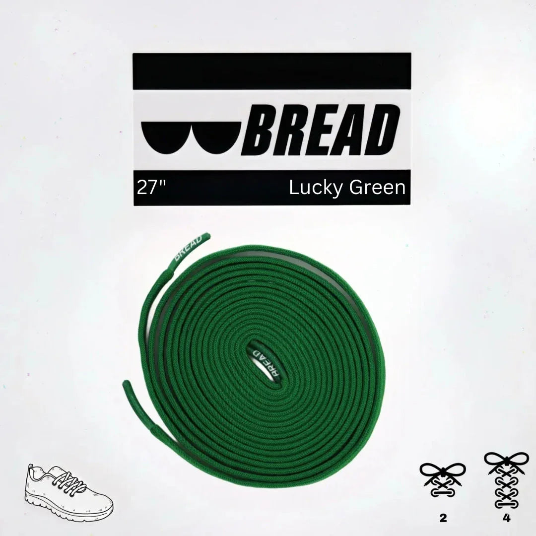 Fun Lucky Green Elastic Shoelaces - Puppy's Aesthetics