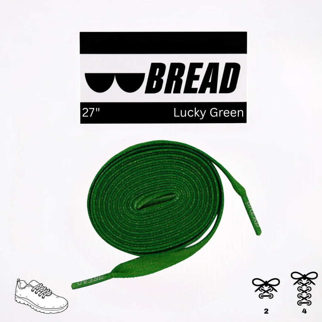 Fun Lucky Green Elastic Shoelaces - Puppy's Aesthetics