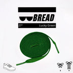 Fun Lucky Green Elastic Shoelaces - Puppy's Aesthetics