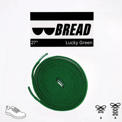 Fun Lucky Green Elastic Shoelaces - Puppy's Aesthetics