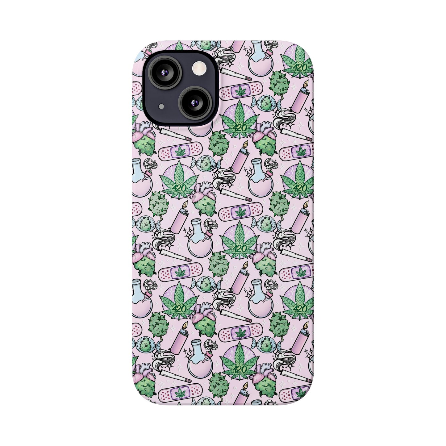 Cute Cannabis iPhone Slim Case