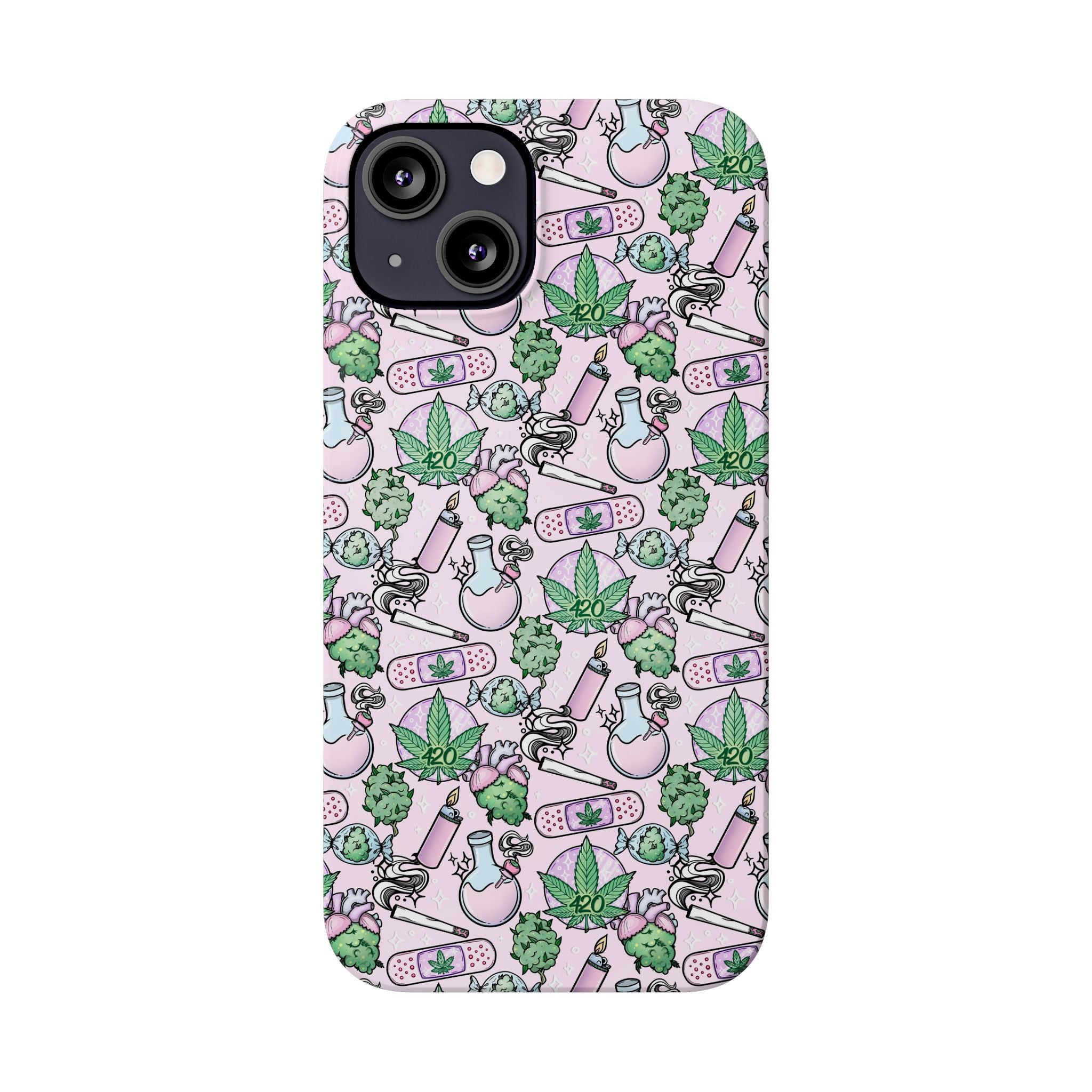Cute Cannabis iPhone Slim Case