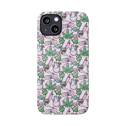 Cute Cannabis iPhone Slim Case