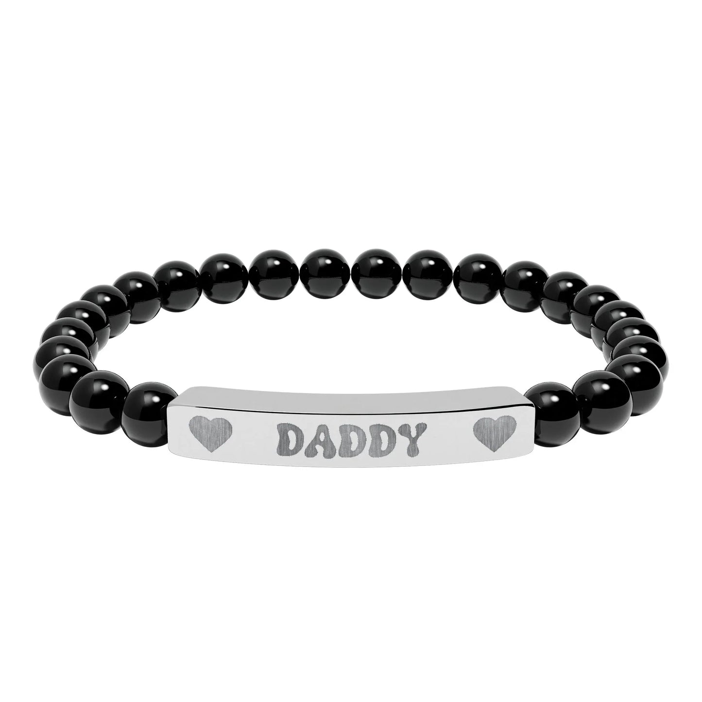 Daddy Natural Stone Bracelet (Colors) - Puppy's Aesthetics