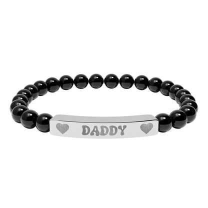 Daddy Natural Stone Bracelet (Colors) - Puppy's Aesthetics
