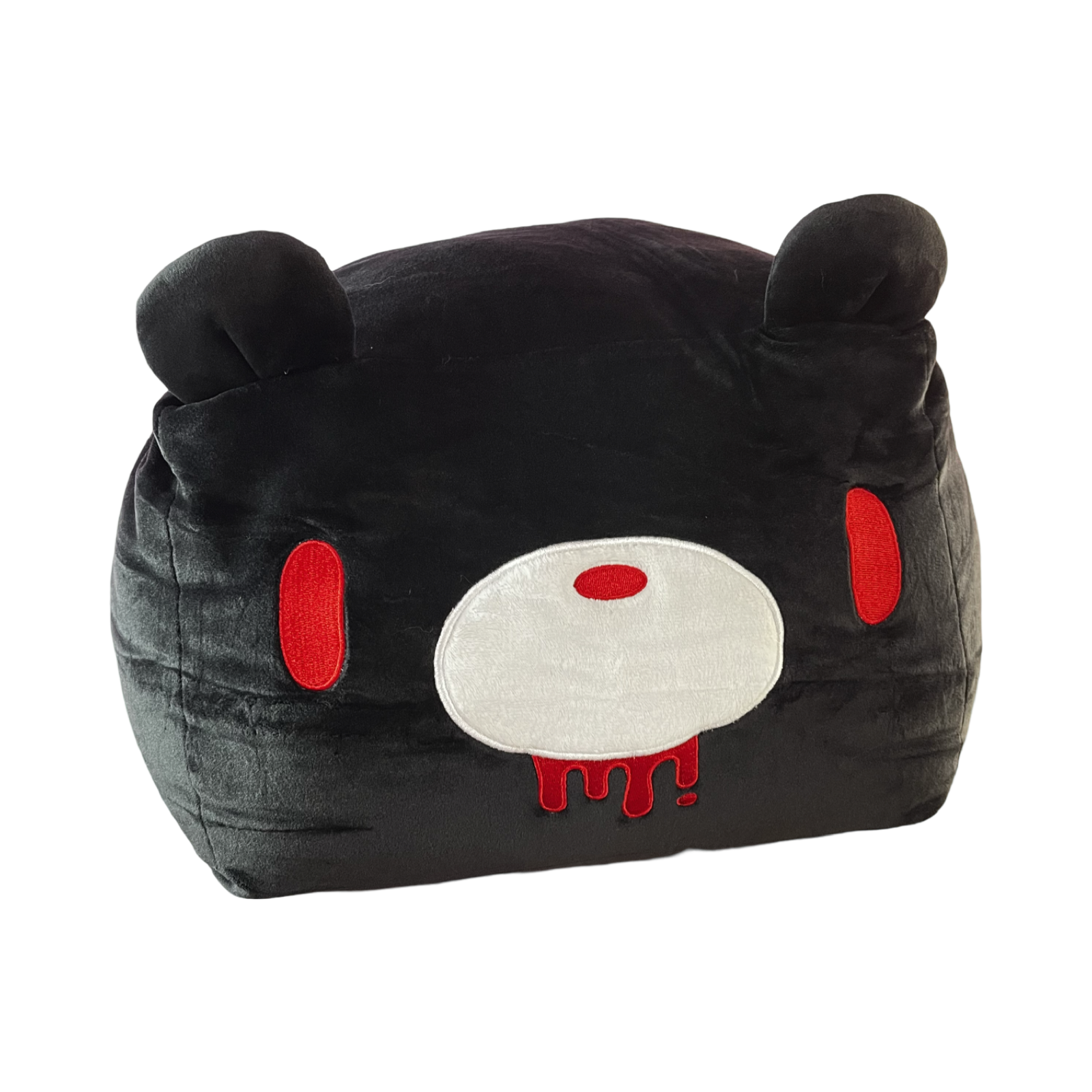 Gloomy Bear Black Mochi Cube Plush Pillow