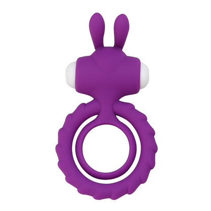 Soft Silicone Devil Wings Dual Vibrating Ring