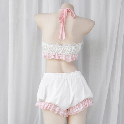 2Pcs Kawaii Girl Lovely Outfit Puppy's Aesthetics