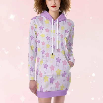 Star Pins Long Hoodie - Image #7