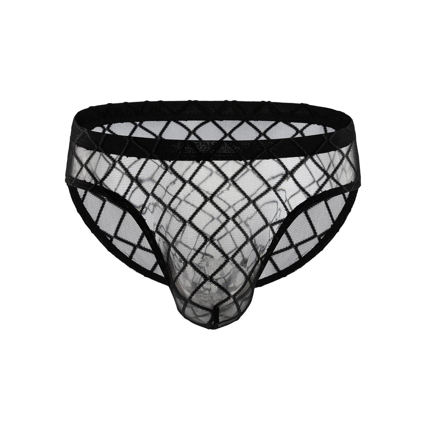Midnight Mesh Men’s Briefs - Puppy's Aesthetics