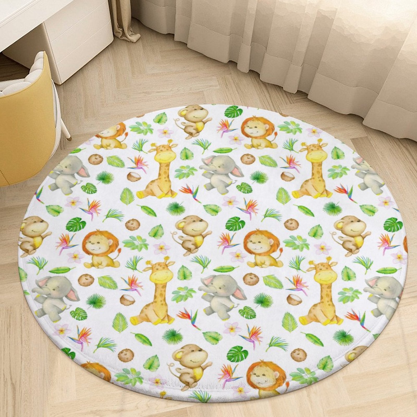 Cute Safari Velvet Soft Floor Mat