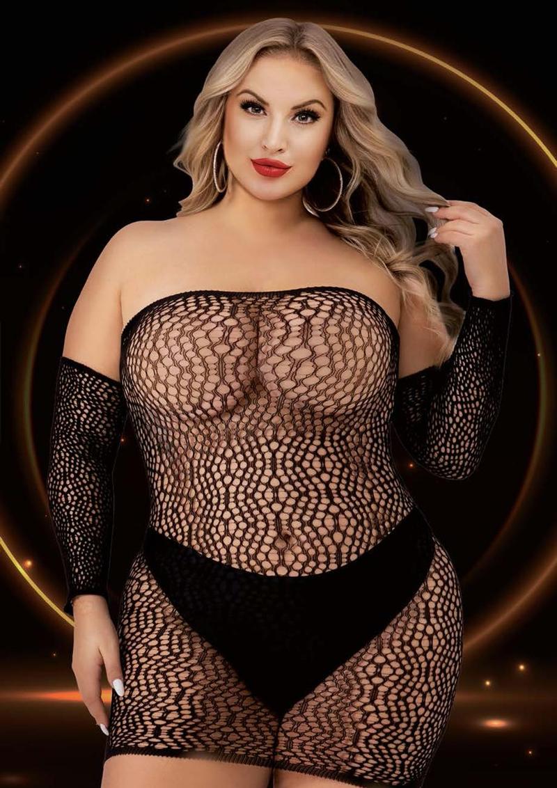 2pc Mini Dress with Sleeves
