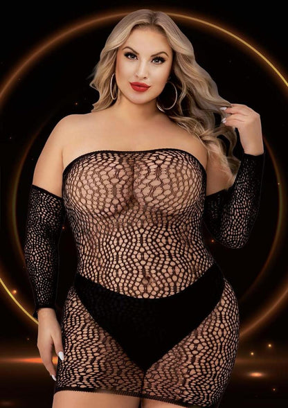2pc Mini Dress with Sleeves