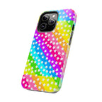 Starry Sprinkle Rainbow Tough iPhone Case