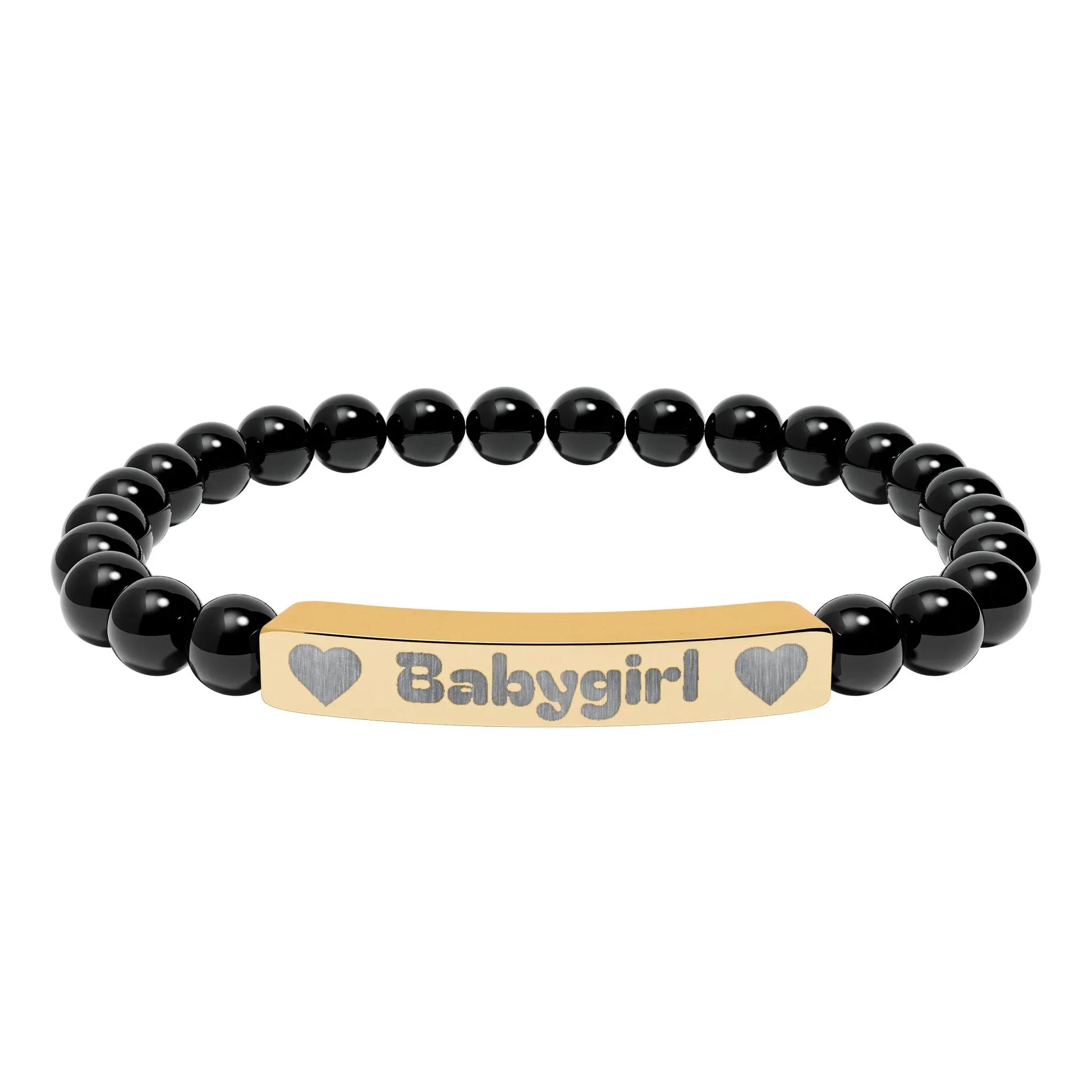Babygirl Natural Stone Bracelet (Colors) - Puppy's Aesthetics