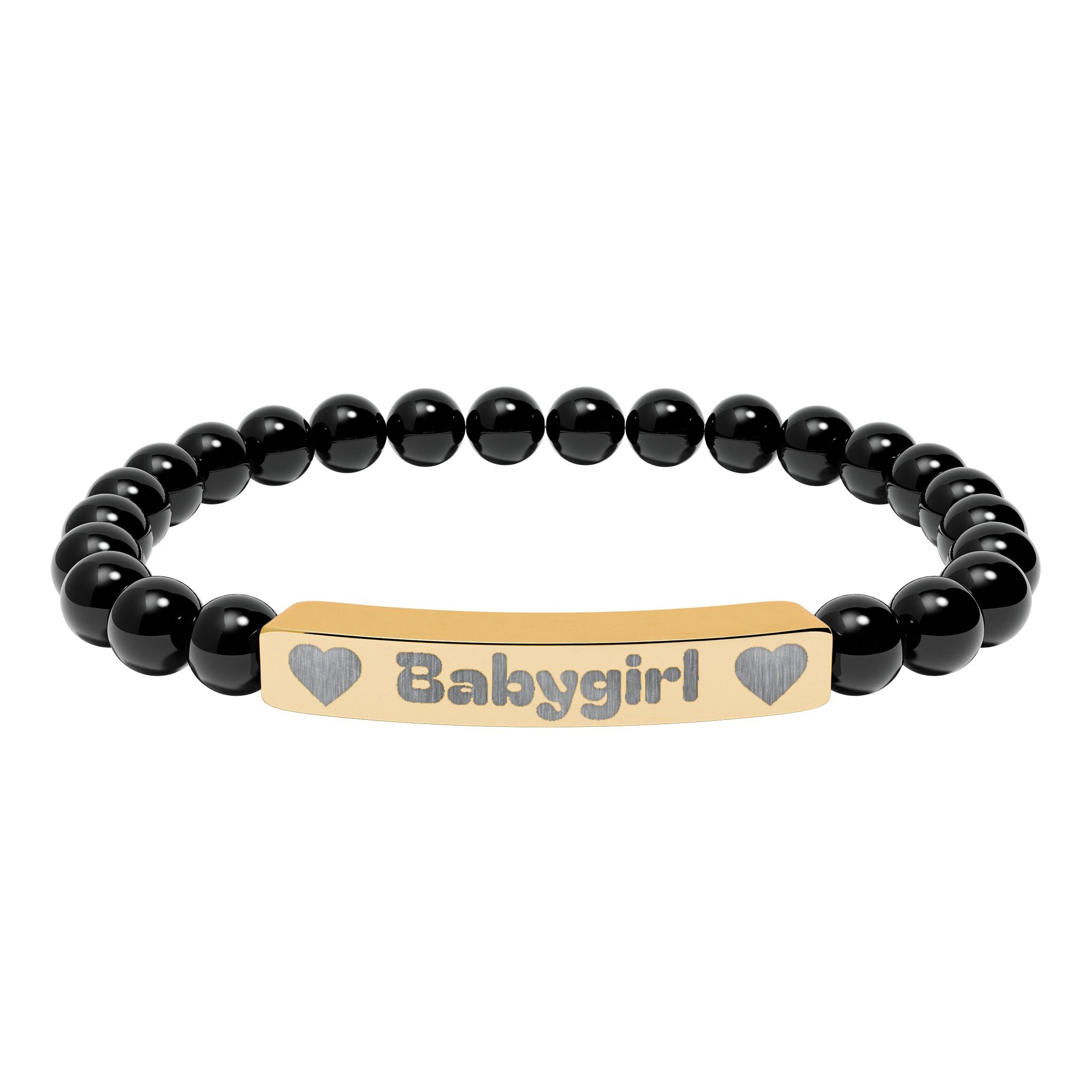Babygirl Natural Stone Bracelet (Colors)