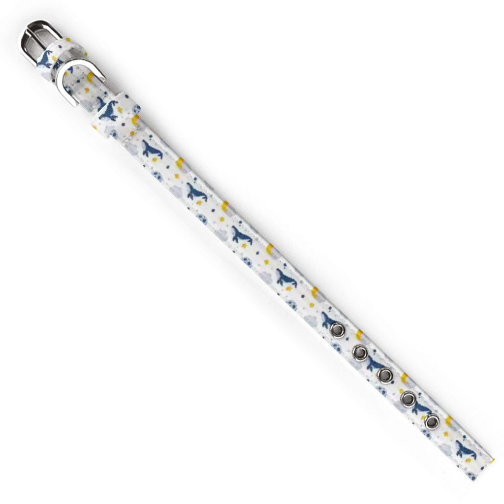 Sleepy Whale Dreams Cloth Pet Collar