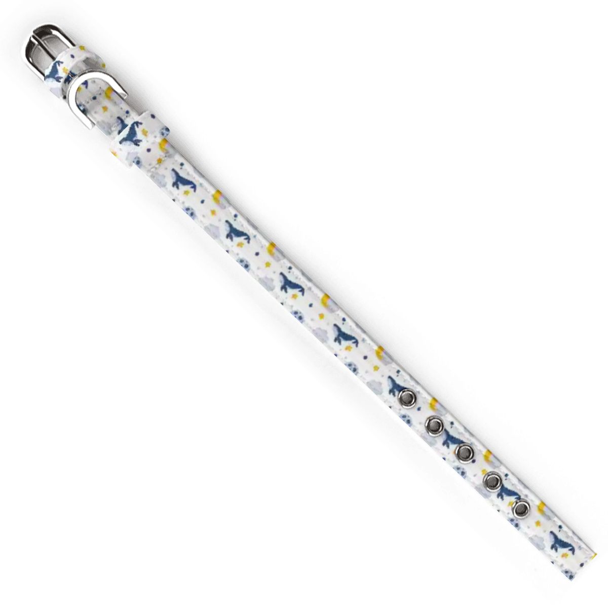 Sleepy Whale Dreams Cloth Pet Collar