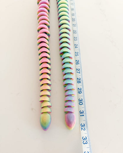 32-Inch Articulated Snake – 3D Printed, Fidget Toy