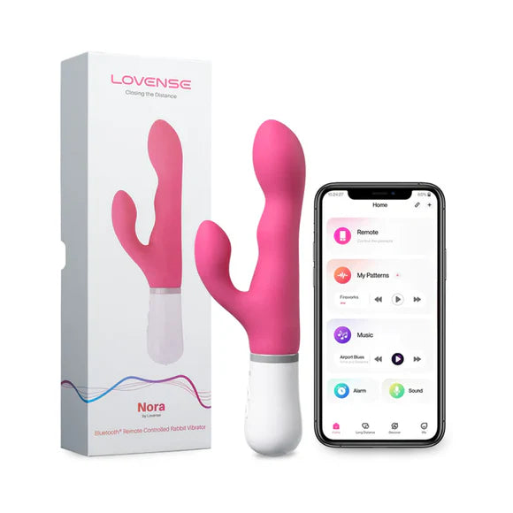 Lovense Nora Rabbit Vibrator – Pink