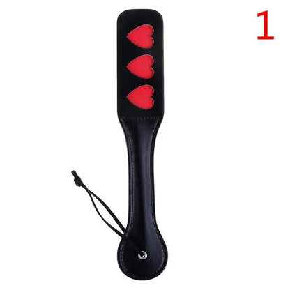 32CM Leather Double-Deck Spanking Paddle Puppy's Aesthetics