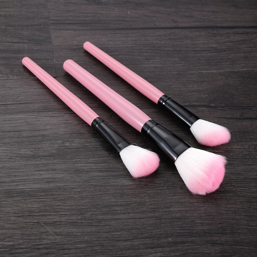 32Pcs Makeup Brushes Pink Set Professional Puppy's Aesthetics