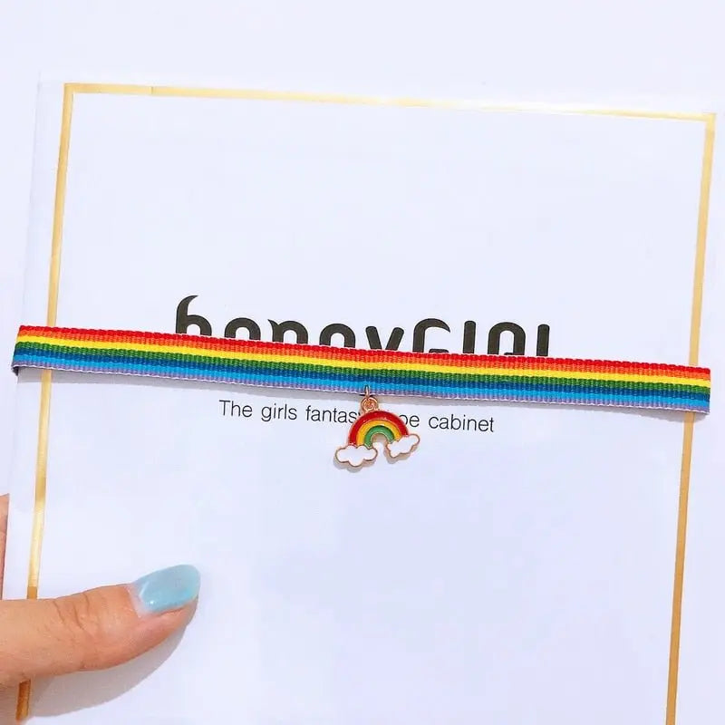 Rainbow LGBT Choker Necklace