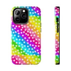 Starry Sprinkle Rainbow Tough iPhone Case