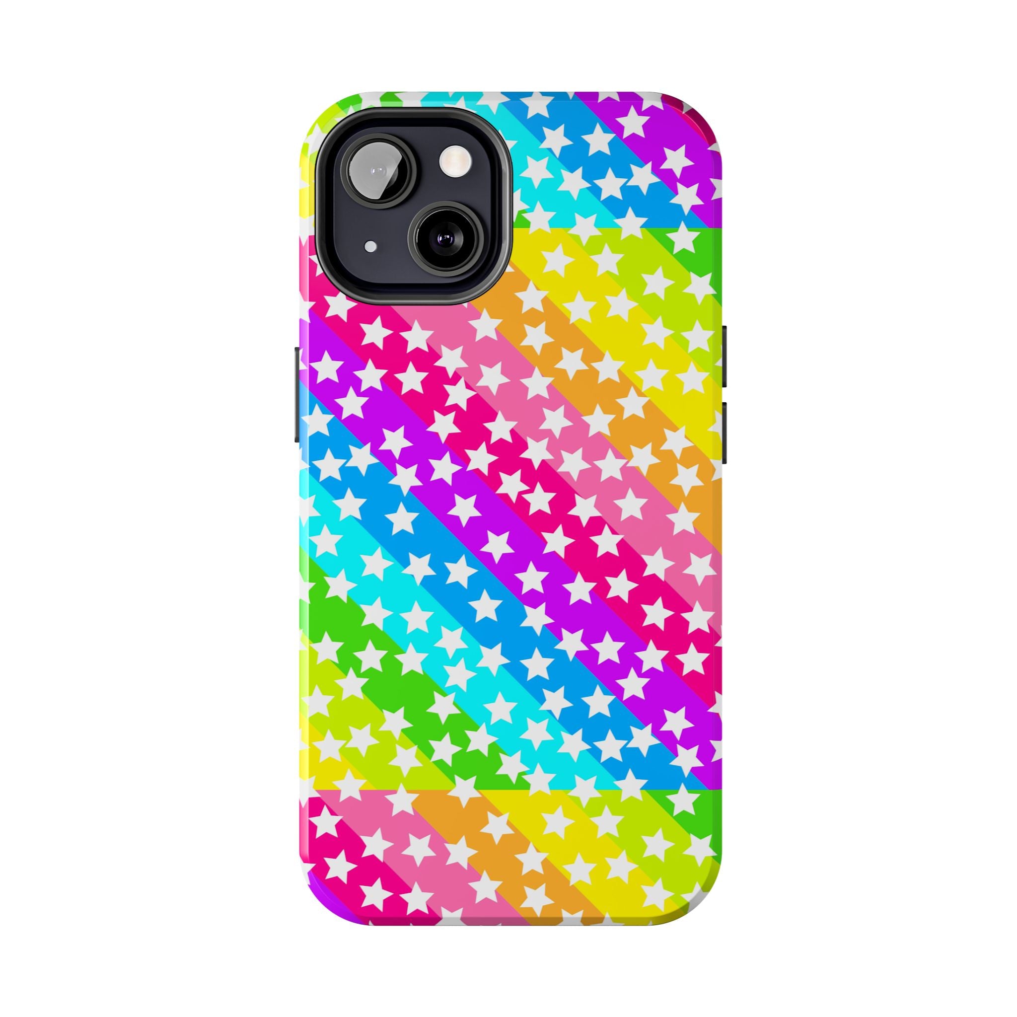 Starry Sprinkle Rainbow Tough iPhone Case
