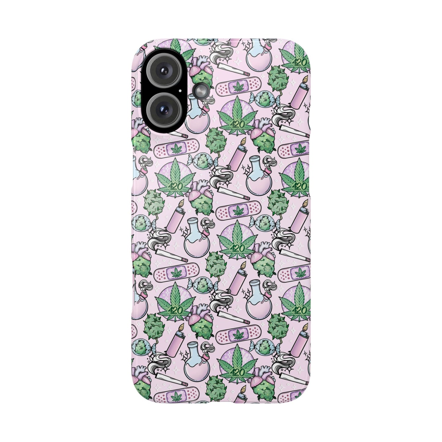 Cute Cannabis iPhone Slim Case