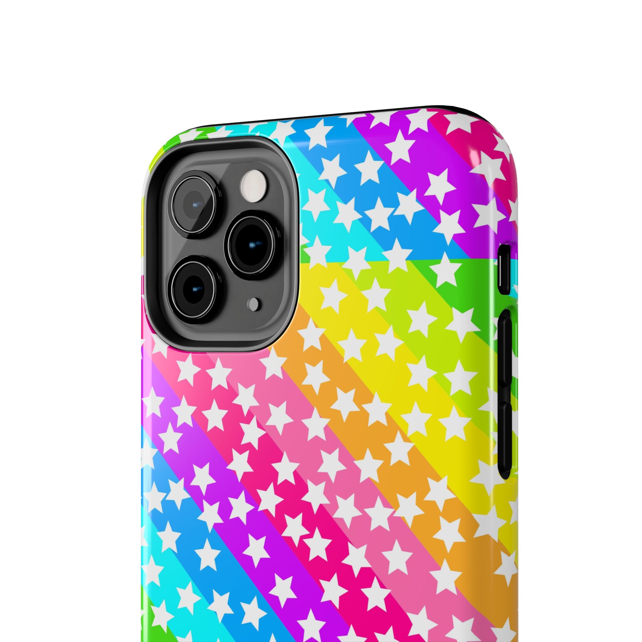 Starry Sprinkle Rainbow Tough iPhone Case