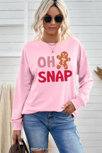 OH SNAP Gingerbread Graphic Sweatshirt