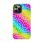 Starry Sprinkle Rainbow Tough iPhone Case