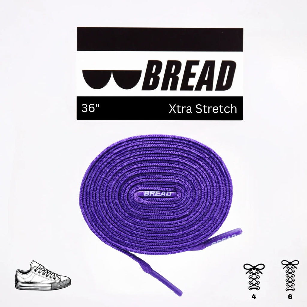 Deep Cosmic Purple Elastic Shoelaces - Puppy's Aesthetics