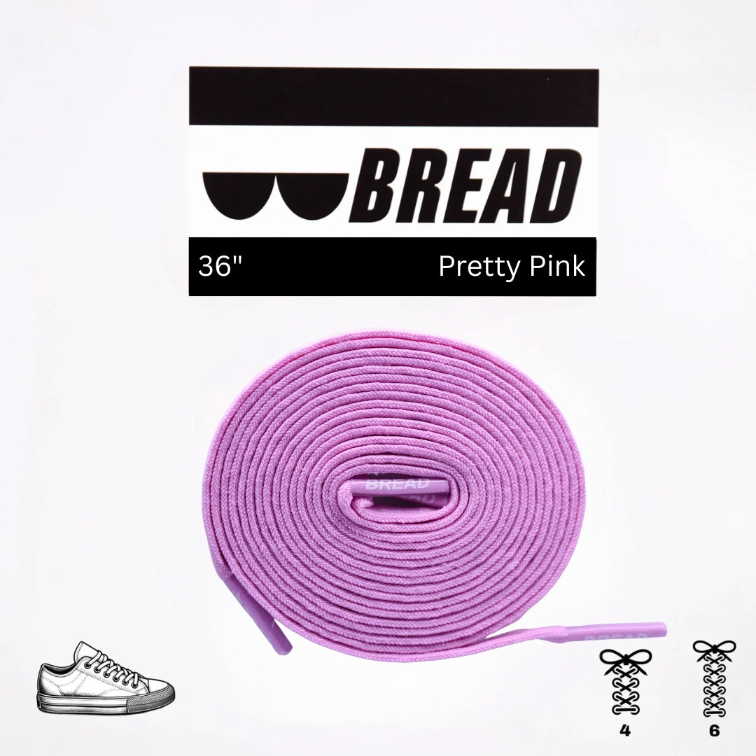 Sweet Pretty Pink Elastic Shoelaces - Puppy's Aesthetics