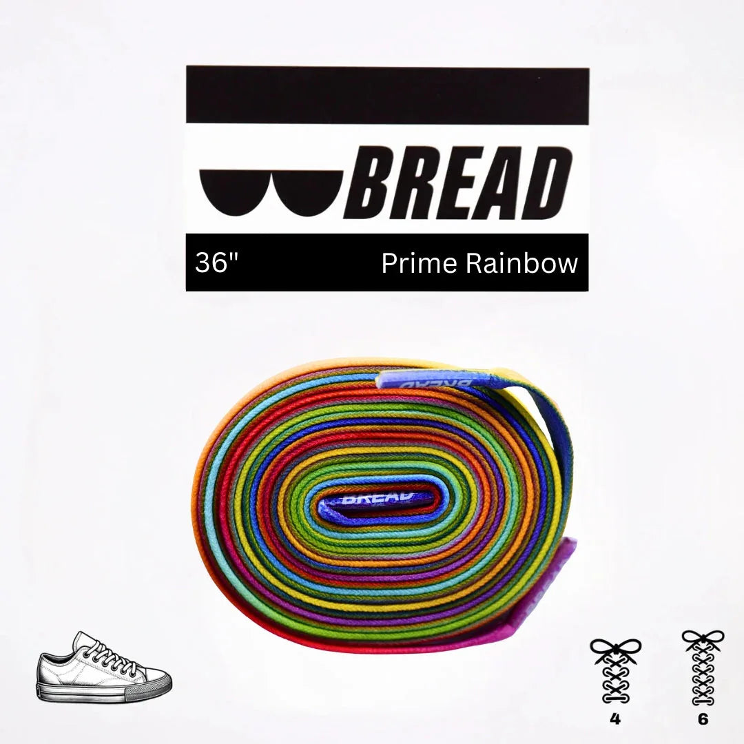Sparkly Prime Rainbow Elastic Shoelaces - Puppy's Aesthetics