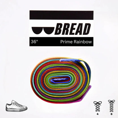 Sparkly Prime Rainbow Elastic Shoelaces - Puppy's Aesthetics