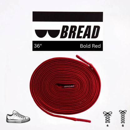 Cherry Bold Red Elastic Shoelaces - Puppy's Aesthetics