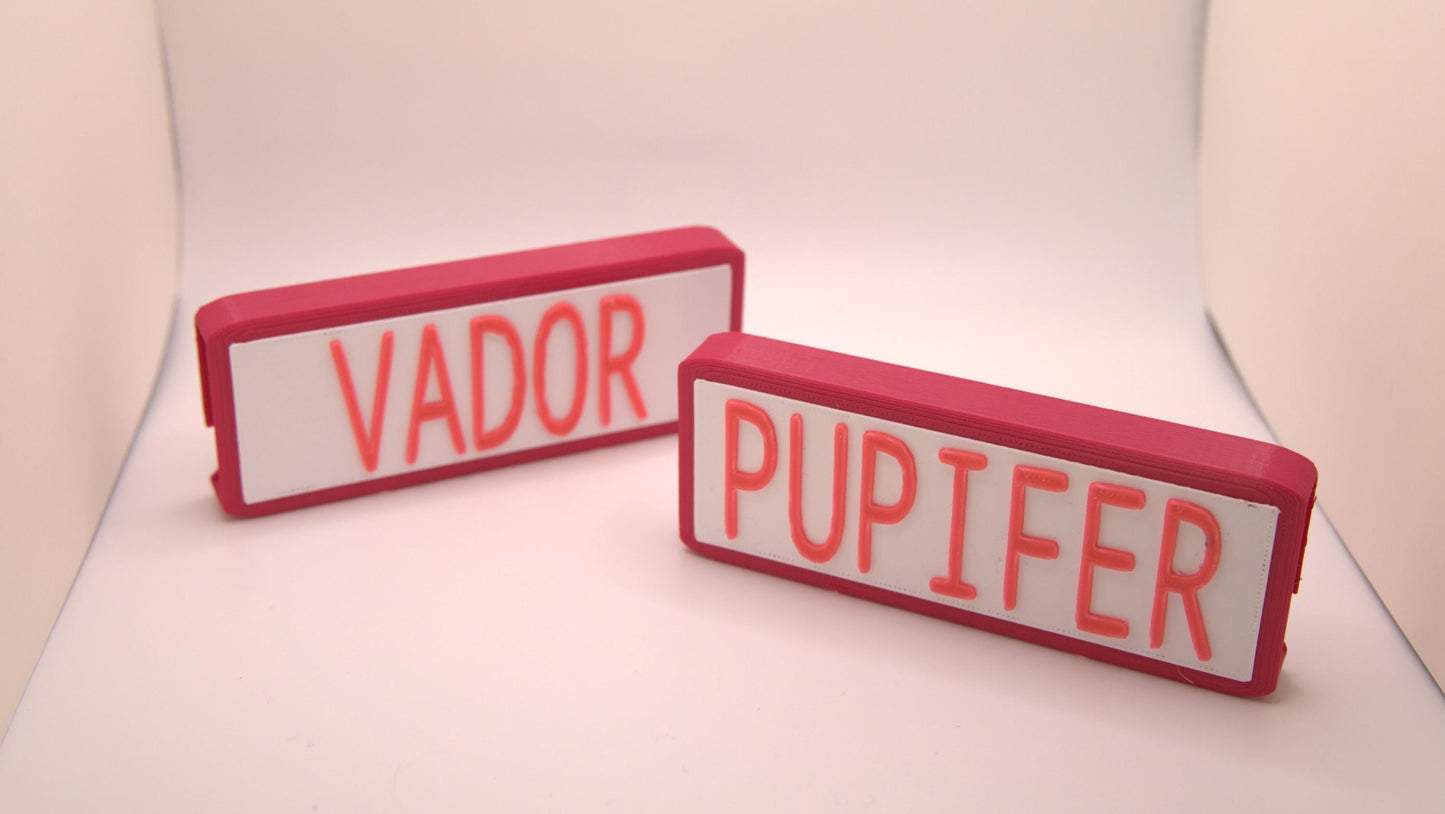 🎨 Harness Nameplate - Colorful, Personalized, Durable, & Stylish. High-Tech Options