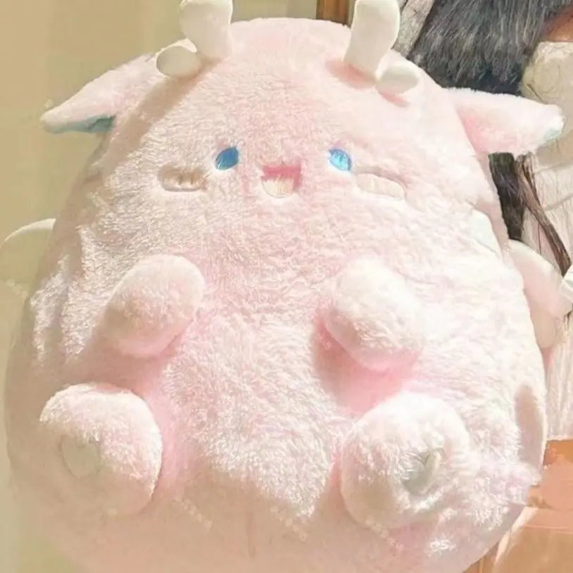 Magical Fairy Dragon Backpack Plushie Pink
