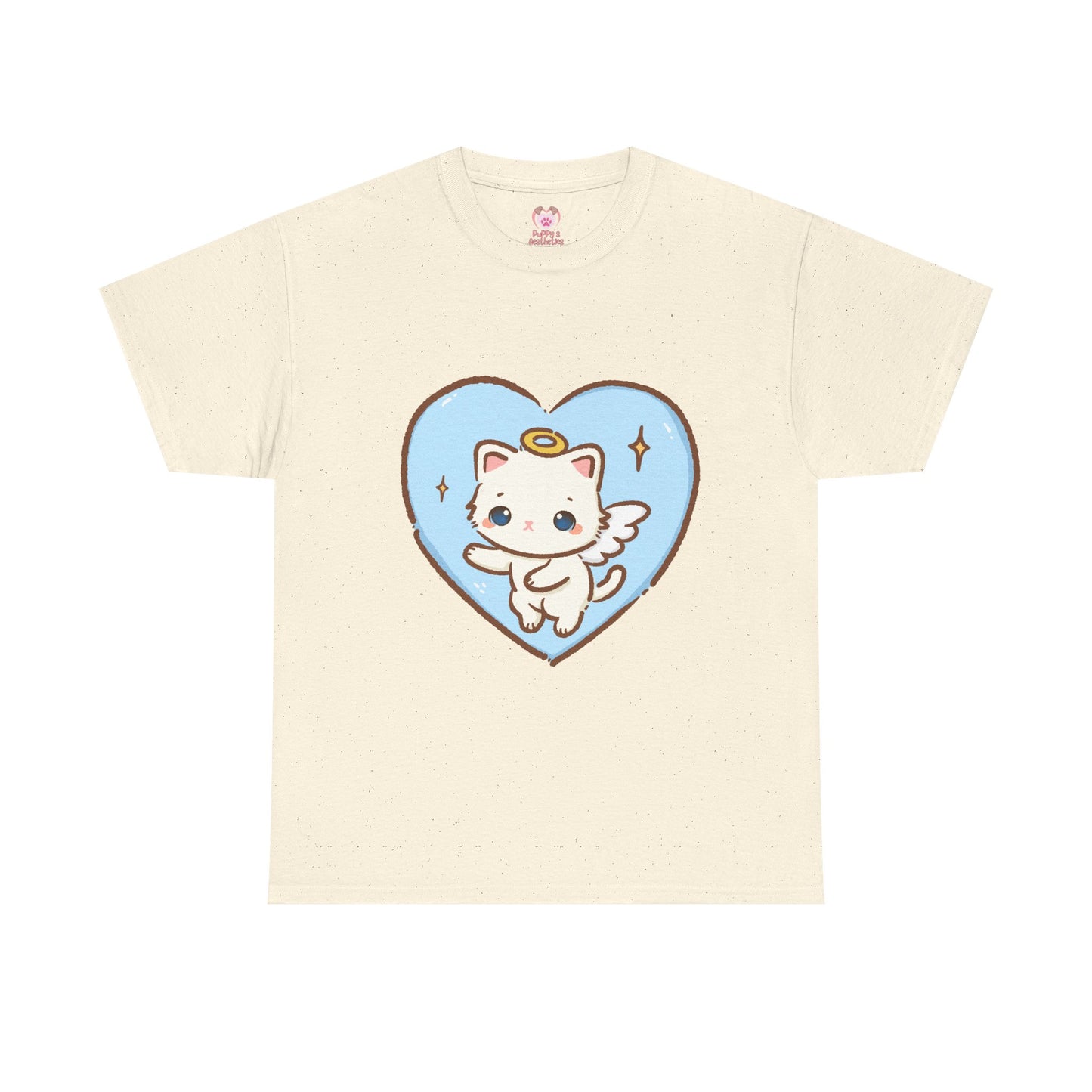 Adorable Angel Kitty Play Tee - Puppy's Aesthetics