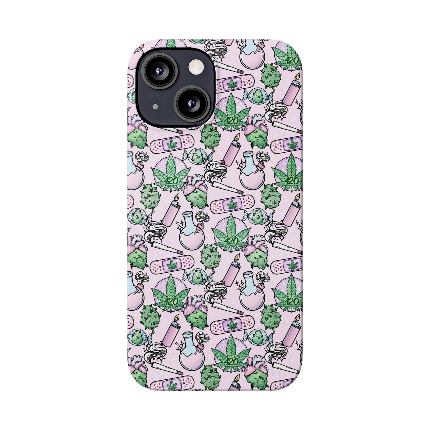 Cute Cannabis iPhone Slim Case