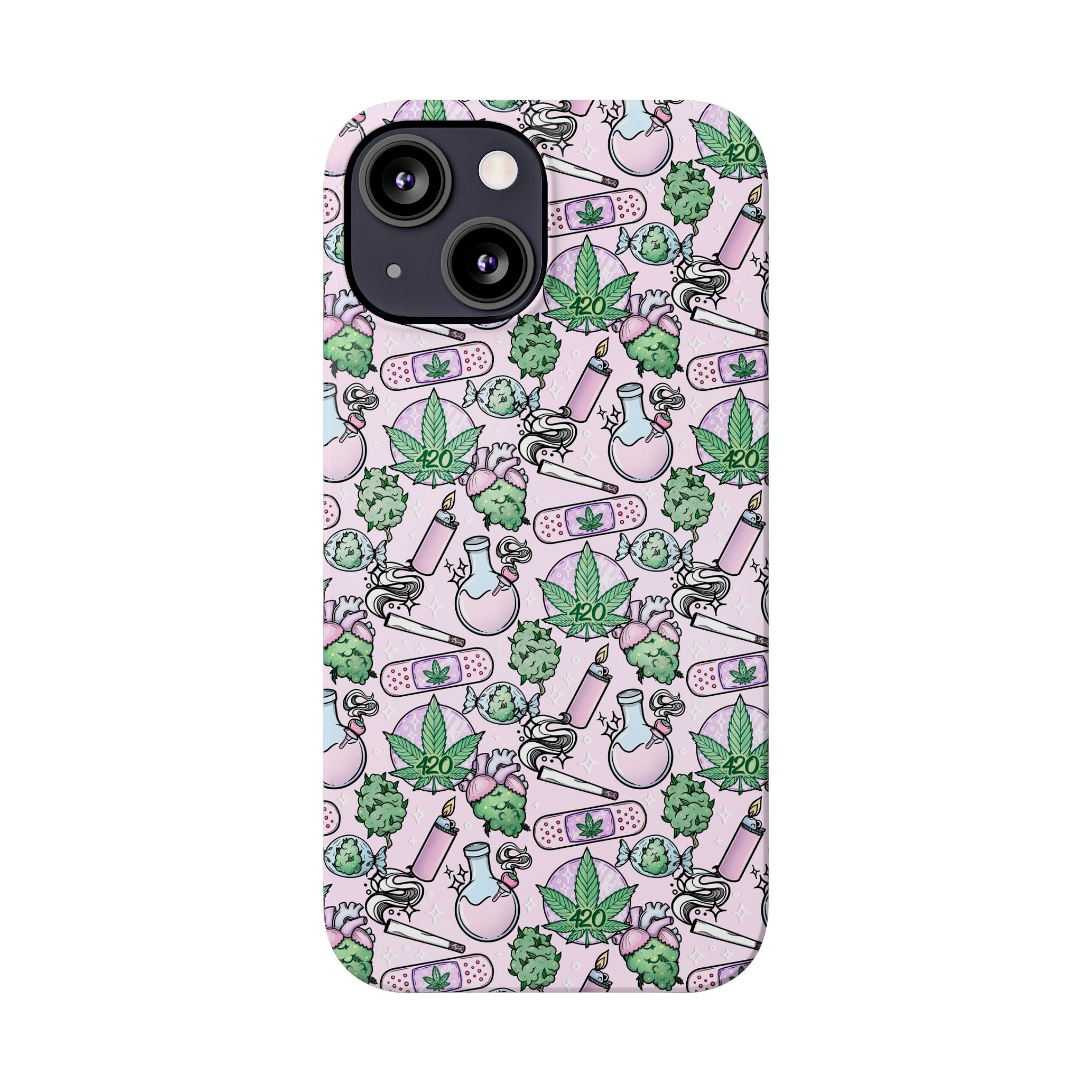 Cute Cannabis iPhone Slim Case